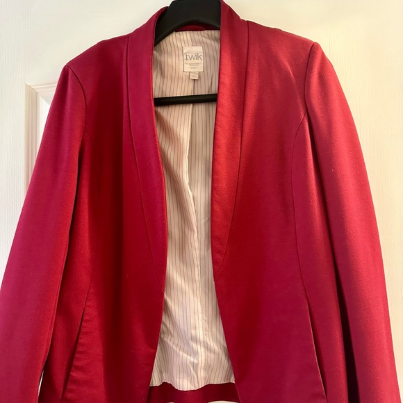 TWIK no collar woman’s pink blazer size L - Picture 1 of 3